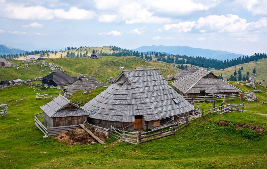 Velika Planina pasture in Kamnik–Savinja Alps